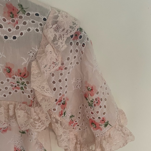 🩷 Needle & Thread Luxury Dress Desert Rose Lace mini - rose pink powder - Picture 5 of 15